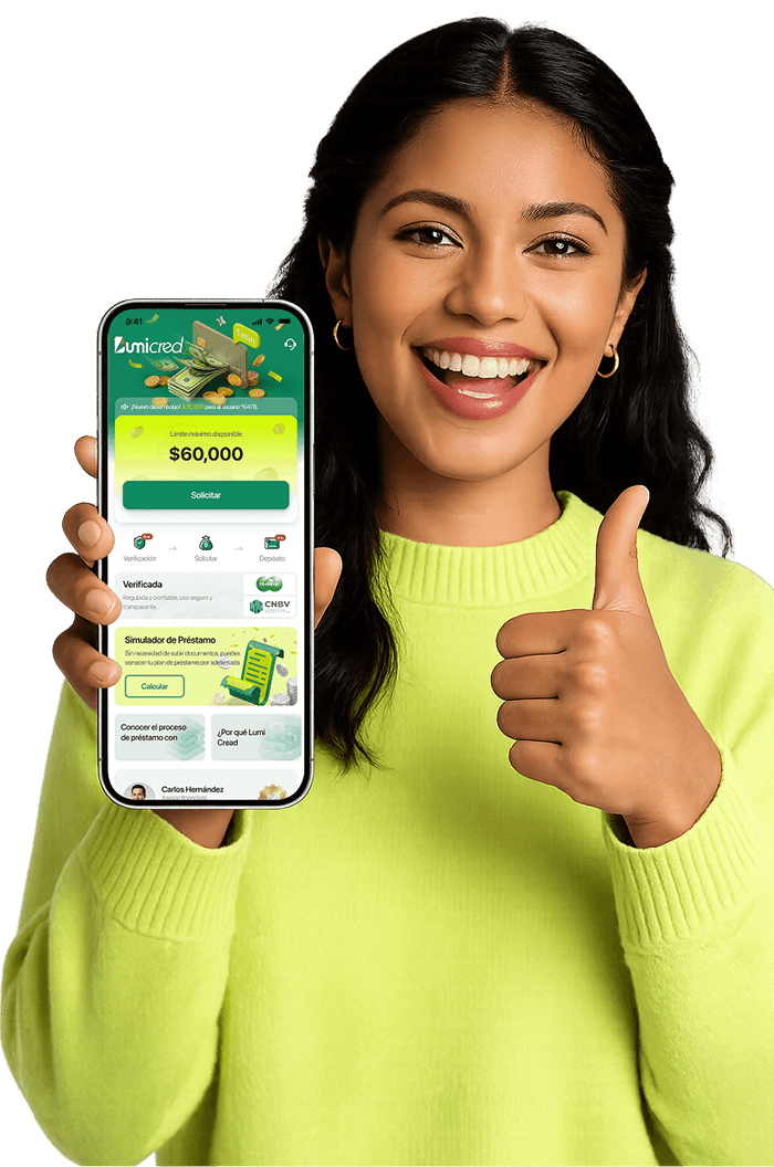 App LumiCred - Préstamos personales en línea México